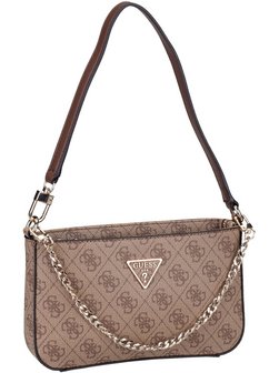 Artikelbild Damen Handtasche - Noelle Mini Top Zip 79720 Logo von GUESS in braun uni