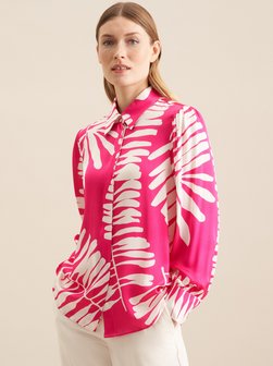 Damen Hemdbluse - Blätter