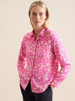 Artikelbild Damen Hemdbluse - Druck von Seidensticker in pink bedruckt
