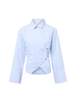 Artikelbild Damen Hemdbluse - Fenli von Neo Noir in hellblau weiß gestreift