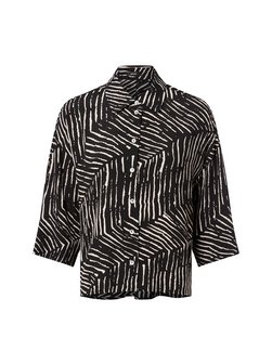 Damen Hemdbluse - Fiana Palm Leaves