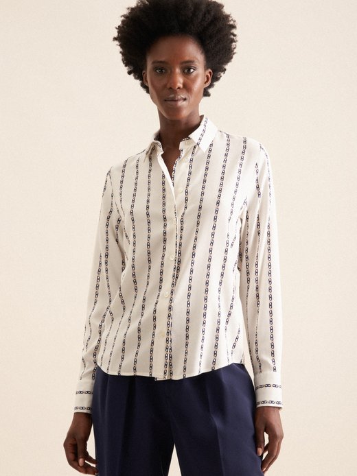 Damen Hemdbluse - Kettenprint