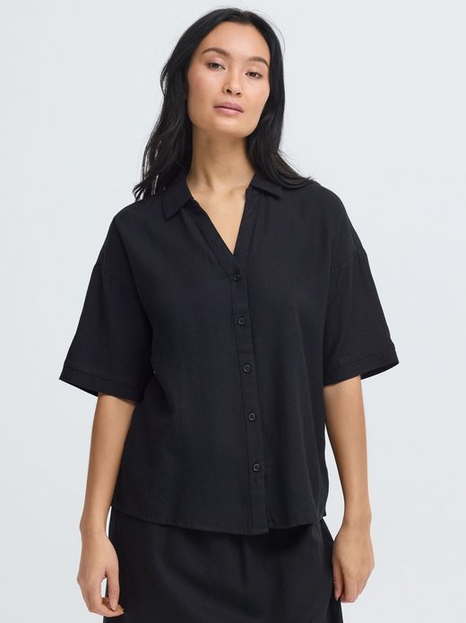 Damen Hemdbluse - OXNInna Linen Mix