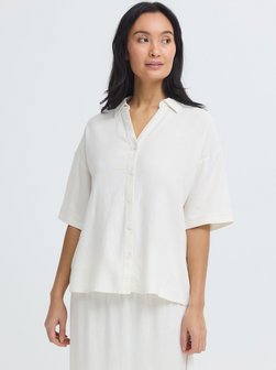Damen Hemdbluse - OXNInna Linen Mix
