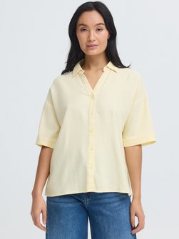 Damen Hemdbluse - OXNInna Linen Mix