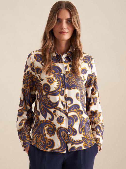 Damen Hemdbluse - Paisley