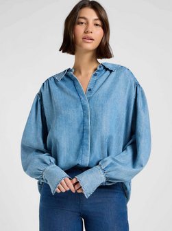 Damen Hemdbluse - Statement Collar