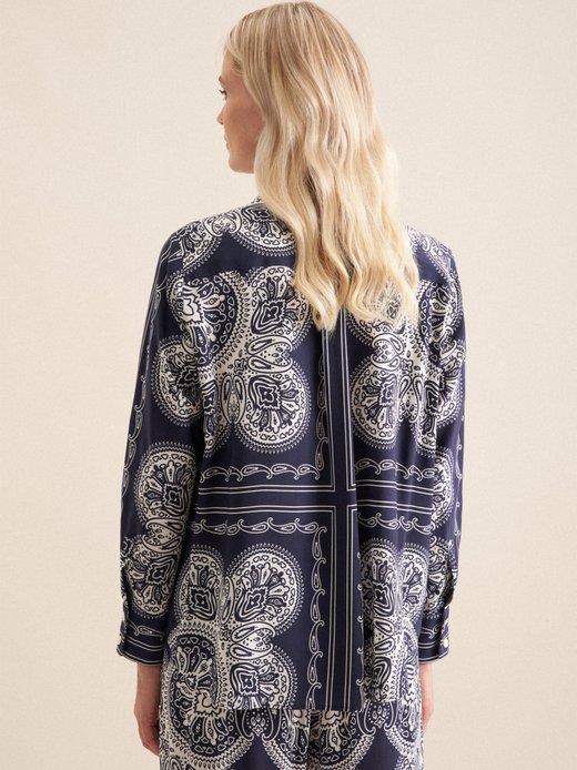 Damen Hemdbluse - Tuchprint