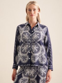 Damen Hemdbluse - Tuchprint