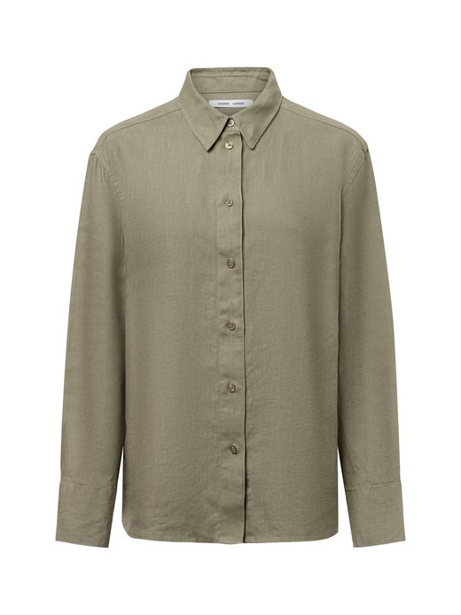 Damen Hemdbluse aus Leinen - Sanot