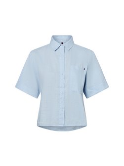 Artikelbild Damen Hemdbluse aus Leinen von Tommy Hilfiger in hellblau uni