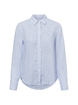 Artikelbild Damen Hemdbluse aus Leinen von Gant in hellblau weiß gestreift