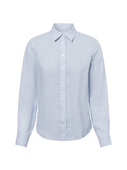 Artikelbild Damen Hemdbluse aus Leinen von Gant in hellblau meliert