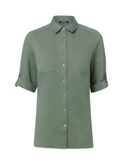 Damen Hemdbluse mit Leinen-Anteil