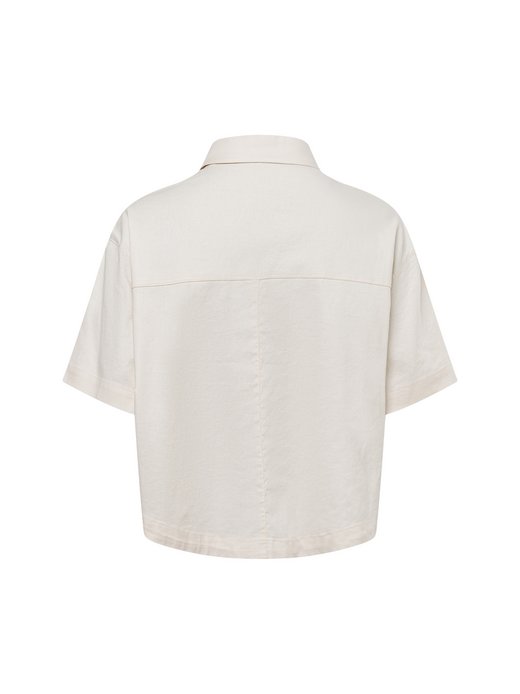 Damen Hemdbluse mit Leinenanteil - Fringo