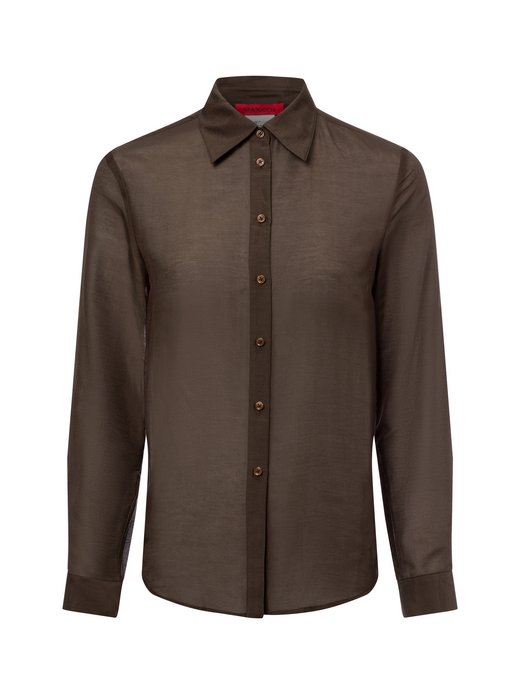 Damen Hemdbluse mit Seiden-Anteil - Gondola