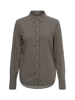 Artikelbild Damen Hemdbluse von Marc O'Polo in schwarz weiß gemustert
