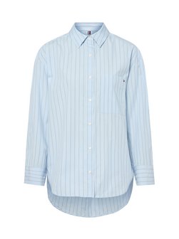 Artikelbild Damen Hemdbluse von Tommy Hilfiger in hellblau weiß gestreift