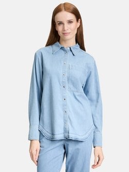 Artikelbild Damen Hemdbluse von Betty Barclay in light stone denim uni