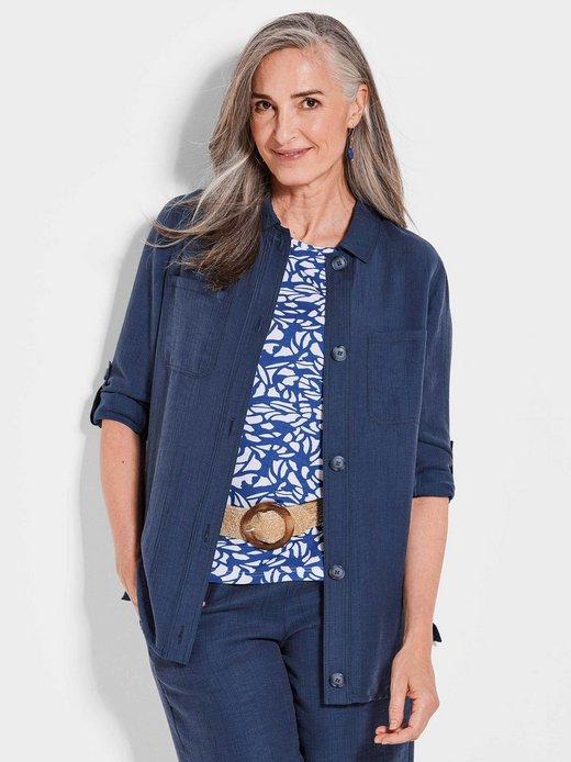 Damen Hemdblusen Uni