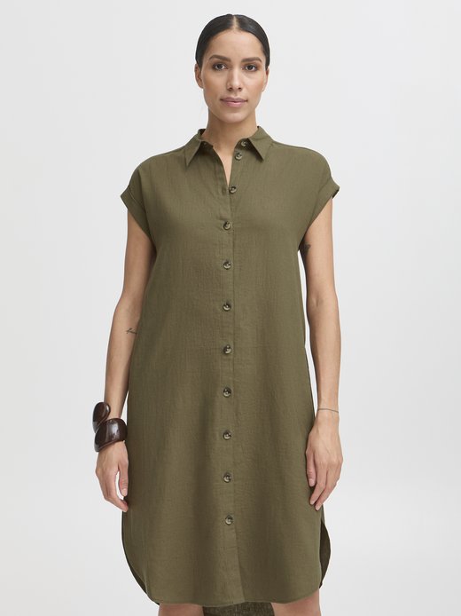 Damen Hemdblusenkleid BYFALAKKA