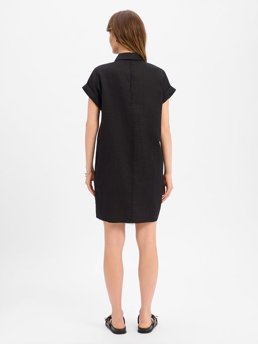 Damen Hemdblusenkleid aus Leinen - Welina