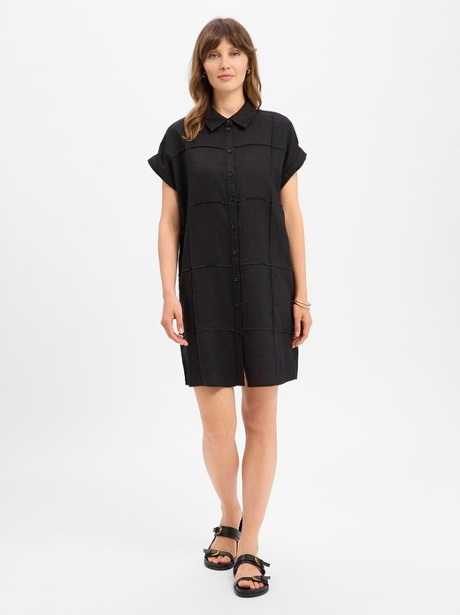 Damen Hemdblusenkleid aus Leinen - Welina