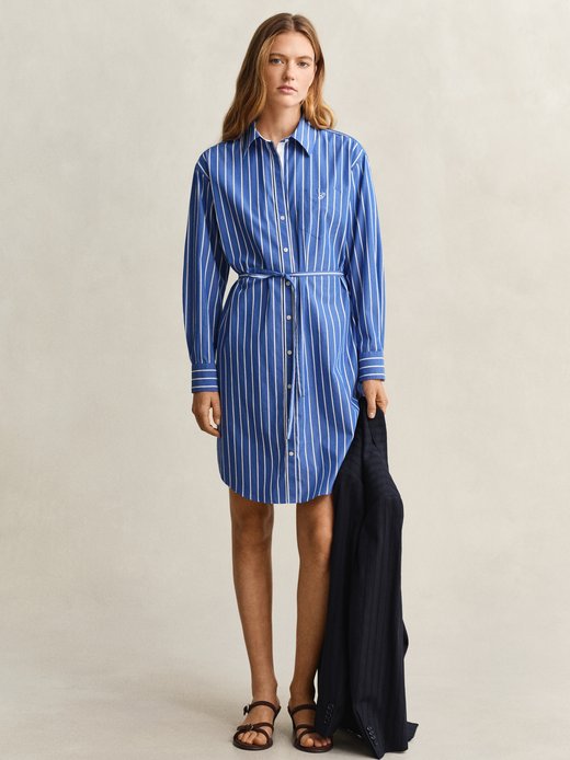 Damen Hemdblusenkleid