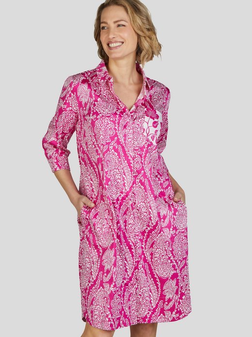 Damen Hemdblusenkleid