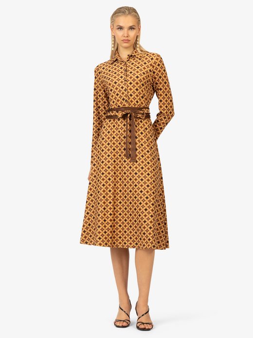 Damen Hemdblusenkleid