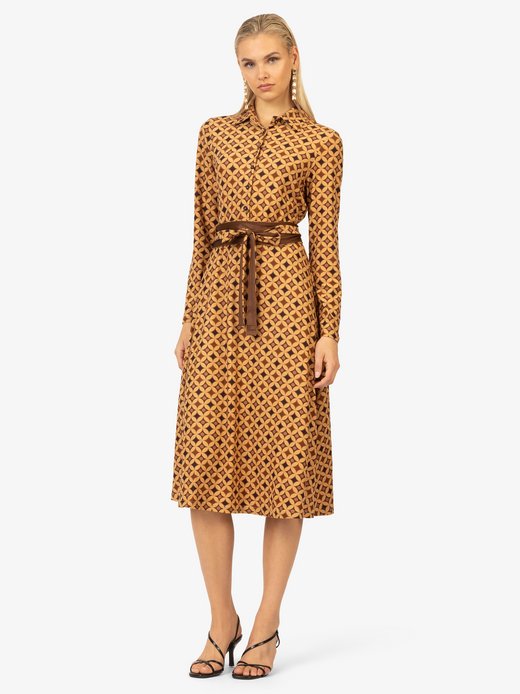 Damen Hemdblusenkleid