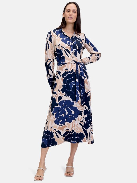 Damen Hemdblusenkleid