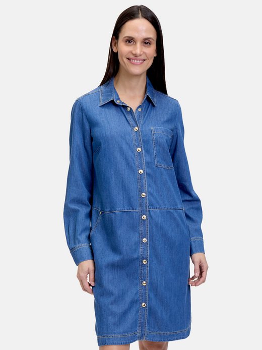 Damen Hemdblusenkleid