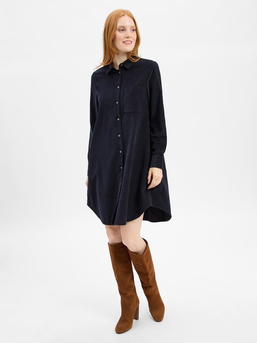 Damen Hemdblusenkleid