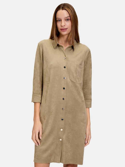 Damen Hemdblusenkleid