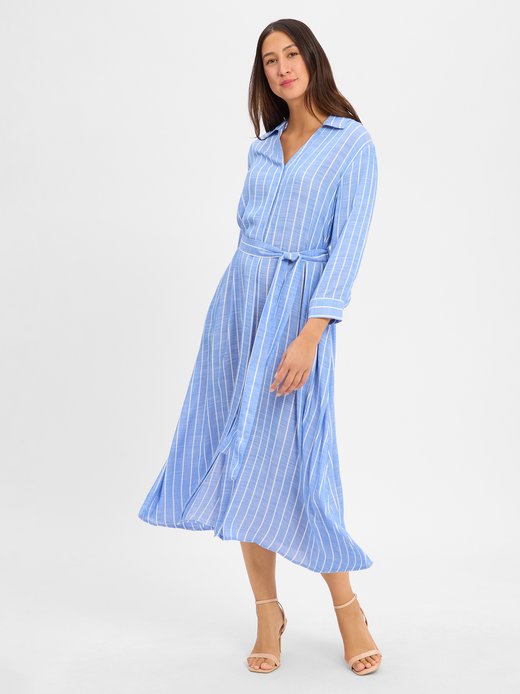 Damen Hemdblusenkleid