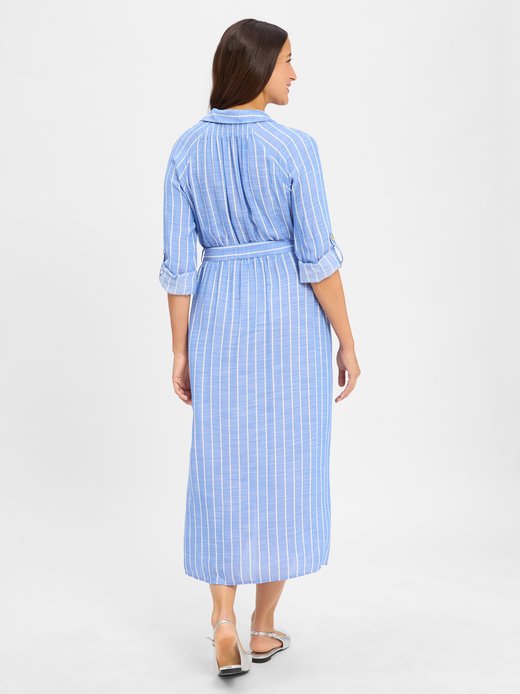 Damen Hemdblusenkleid