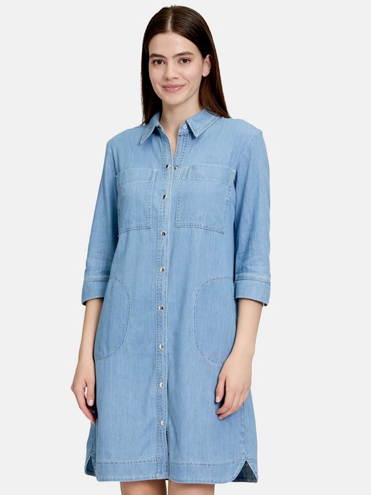 Damen Hemdblusenkleid