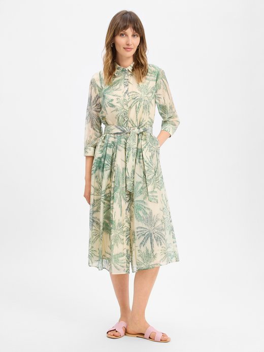 Damen Hemdblusenkleid