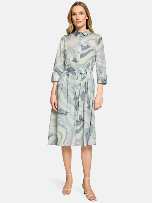 Damen Hemdblusenkleid