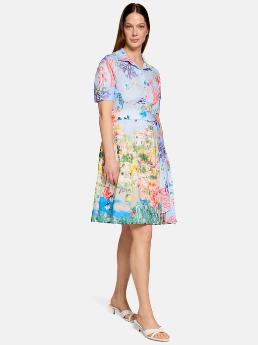 Damen Hemdblusenkleid
