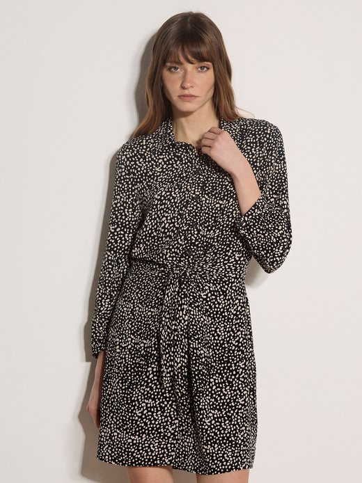 Damen Hemdblusenkleid