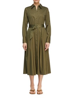 Damen Hemdblusenkleid