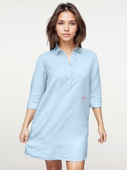 Artikelbild Damen Hemdblusenkleid von Frieda & Freddies in hellblau uni