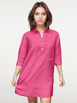 Artikelbild Damen Hemdblusenkleid von Frieda & Freddies in pink uni