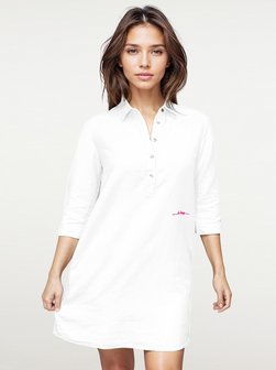 Artikelbild Damen Hemdblusenkleid von Frieda & Freddies in weiß uni