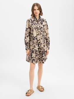 Damen Hemdblusenkleid