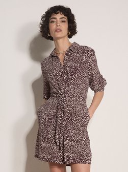 Damen Hemdblusenkleid