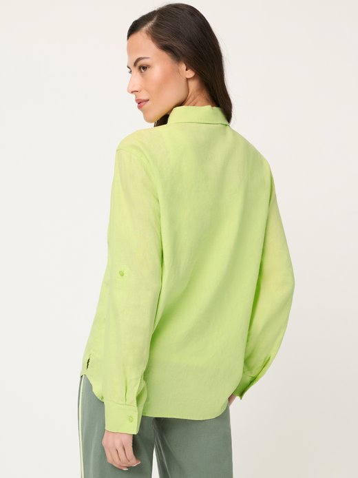 Damen Hemdbuse aus Leinen