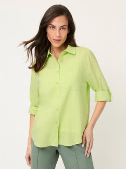 Damen Hemdbuse aus Leinen